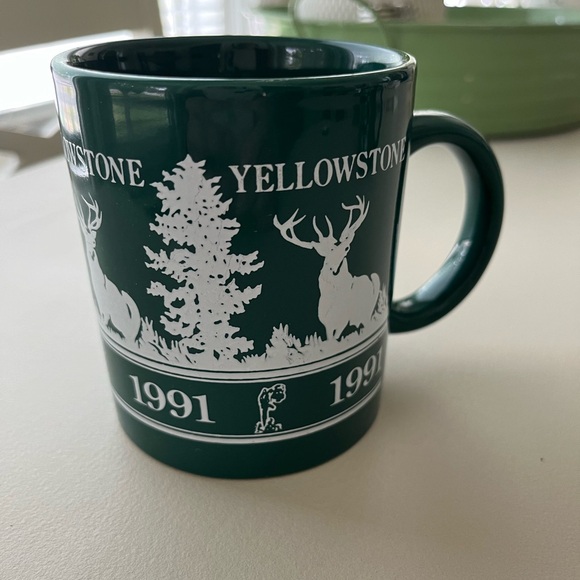 Yellowstone Green Ceramic Mug Set - Picture 5 of 11